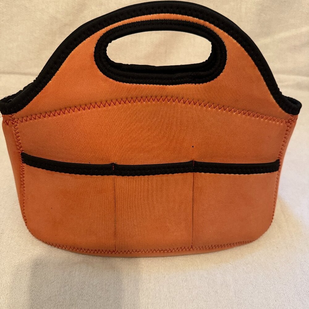 NWOT: DYI  Burnt Orange Tote Bag, Lunch Bag, Bingo Bag, or Handbag